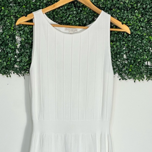 Eva Mendes for New York & Company White and Black Midi Dress - Picture 4 of 10